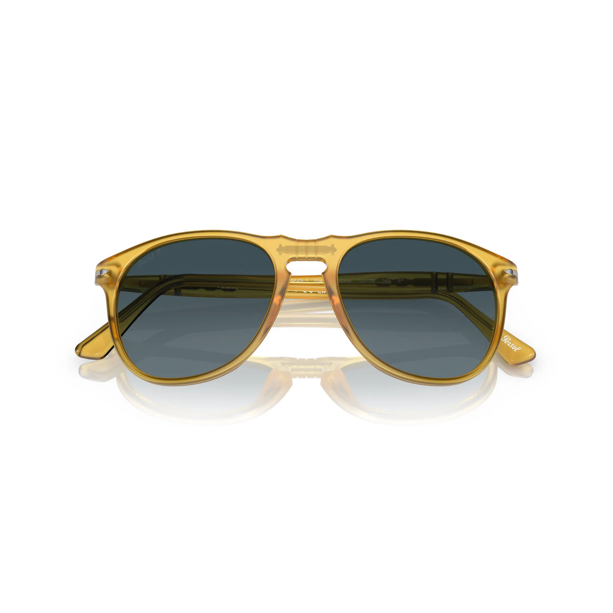 Occhiali da sole Persol PO9649S 204/S3 Miele rotondi -dettagli2