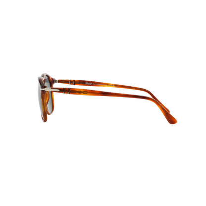 Occhiali da sole Persol PO9649S 96/56 Terra di Siena rotondi -dettagli