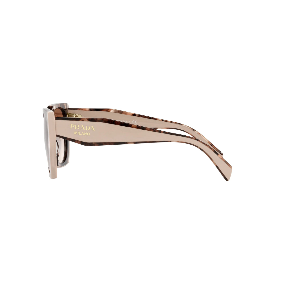 Óculos de sol Prada PR 15WS 01R0A6 Caramelo tartaruga / rosa pastel retangulares