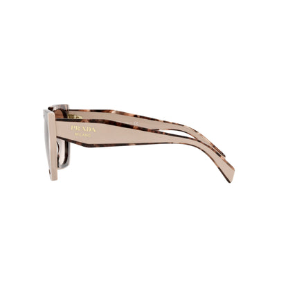 Óculos de sol Prada PR 15WS 01R0A6 Caramelo tartaruga / rosa pastel retangulares