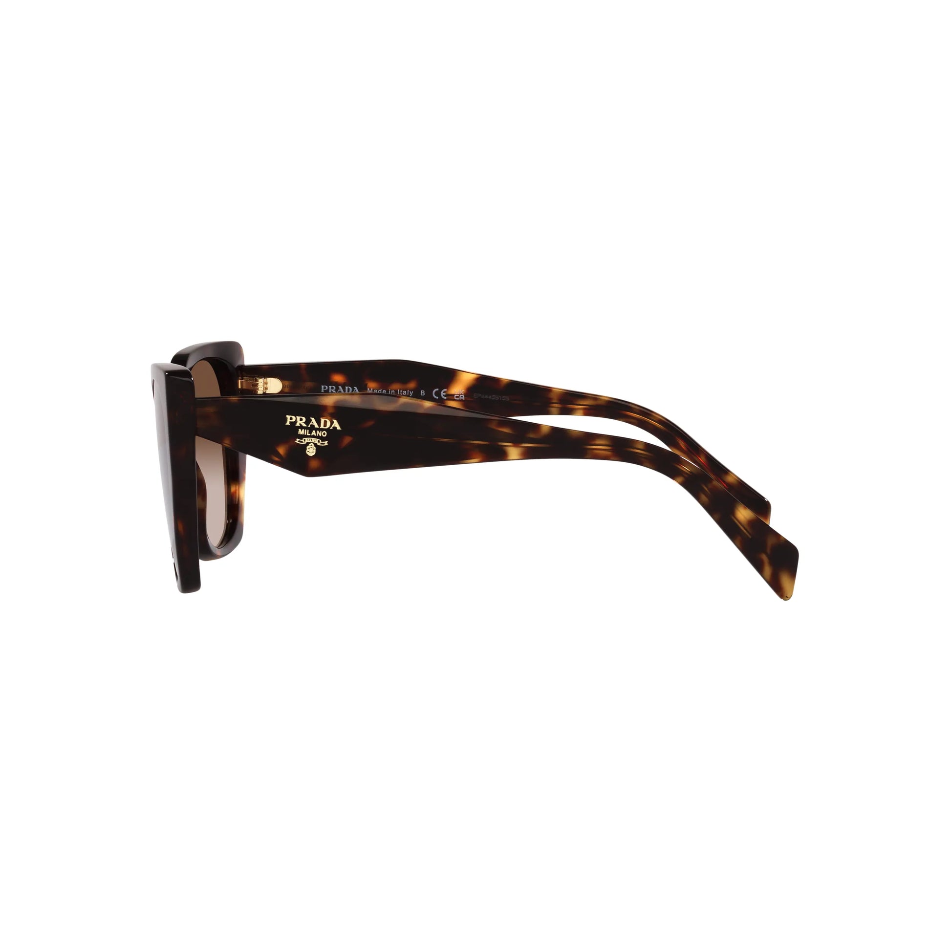 Occhiali da sole Prada PR 19ZS 2AU6S1 Tartarugato Brown Gradient squadrati -dettagli