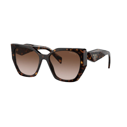 Occhiali da sole Prada PR 19ZS 2AU6S1 Tartarugato Brown Gradient squadrati -laterale