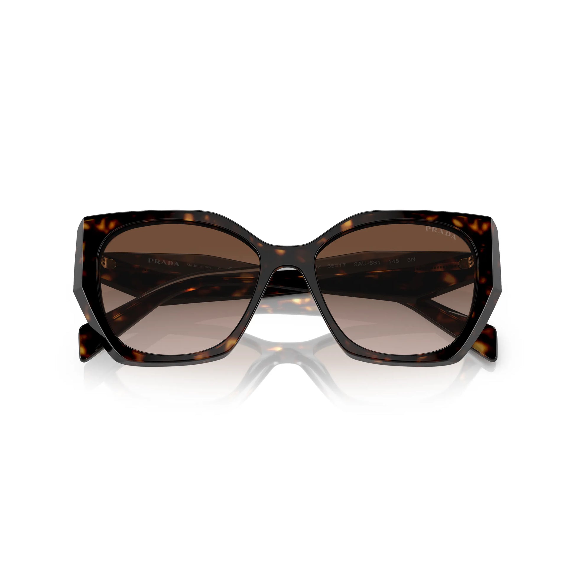 Occhiali da sole Prada PR 19ZS 2AU6S1 Tartarugato Brown Gradient squadrati -dettagli2