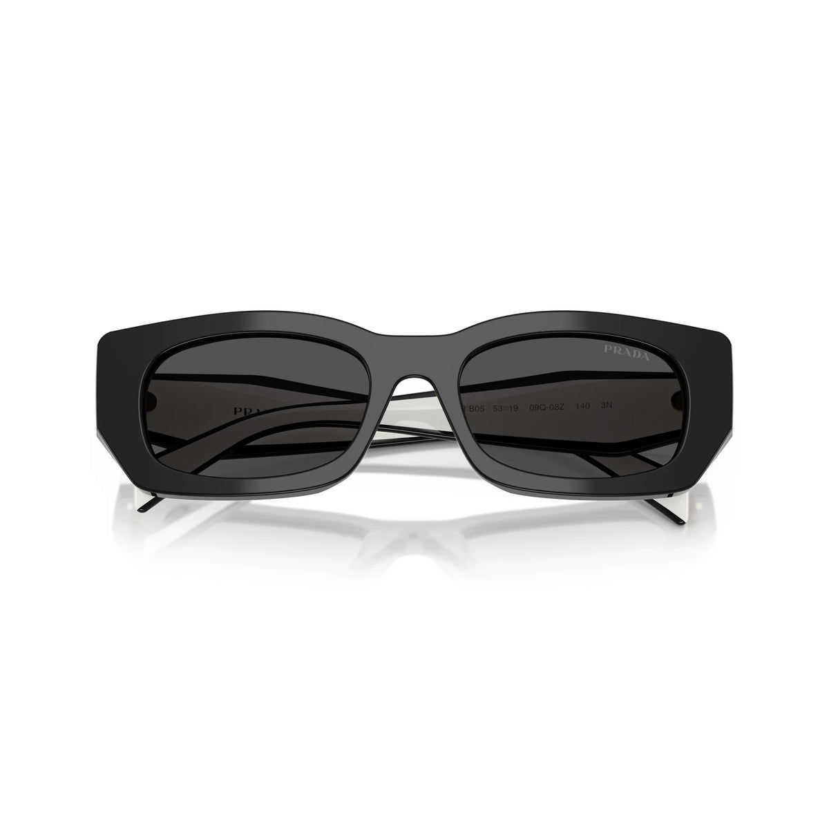 Occhiali da sole Prada PR B05S 09Q08Z Black rettangolari -dettagli2