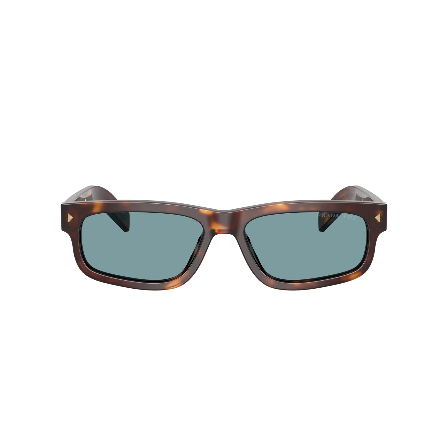 Occhiali da sole Prada PR B11S 15W04D Tartarugato Classico Green Polarized rettangolari