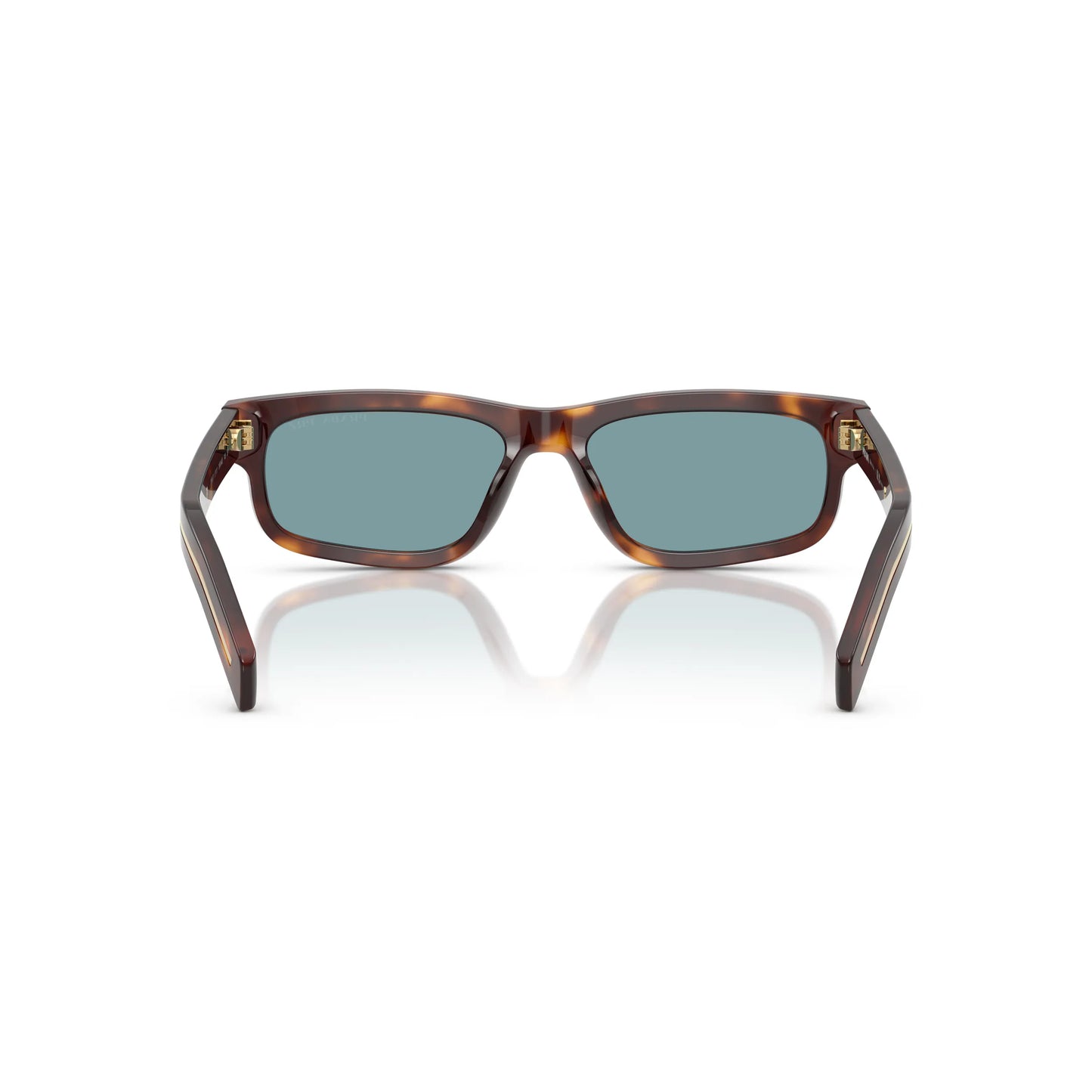 Occhiali da sole Prada PR B11S 15W04D Tartarugato Classico Green Polarized rettangolari -dettagli1