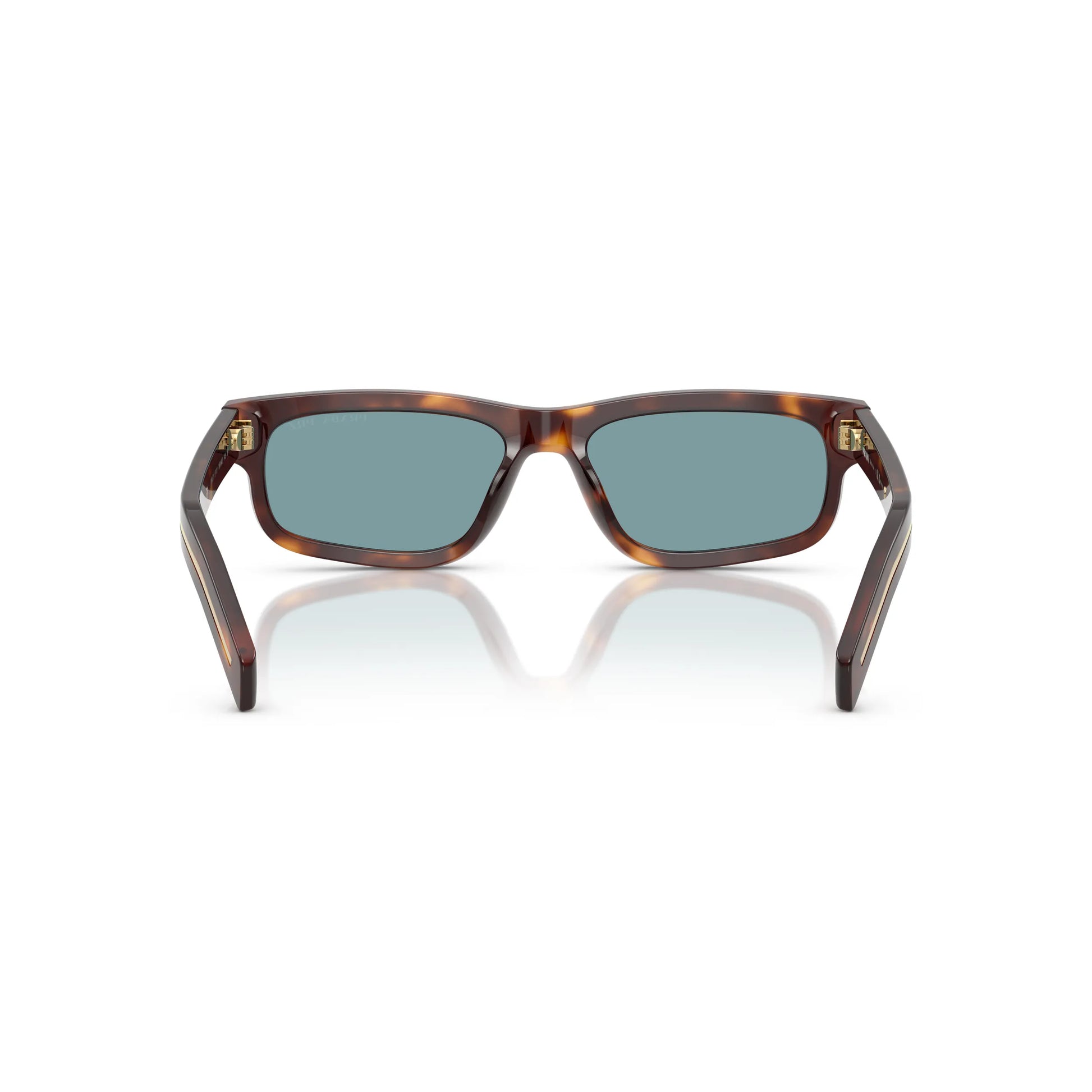 Occhiali da sole Prada PR B11S 15W04D Tartarugato Classico Green Polarized rettangolari -dettagli1