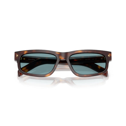 Occhiali da sole Prada PR B11S 15W04D Tartarugato Classico Green Polarized rettangolari -dettagli2