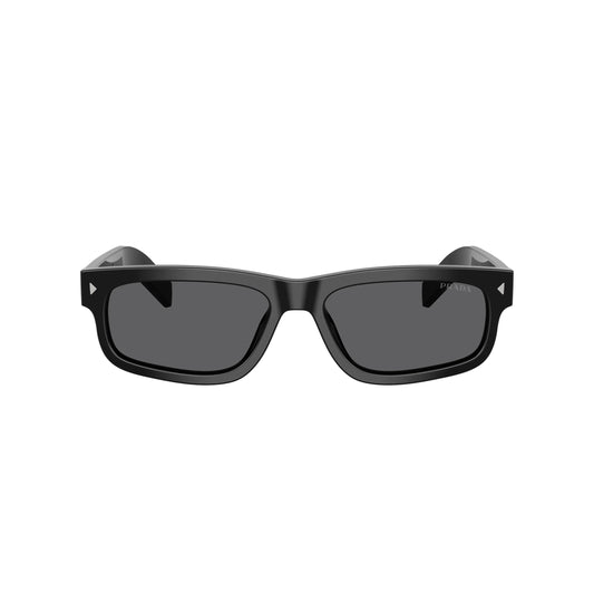 Occhiali da sole Prada PR B11S 16K731 Black Grey rettangolari