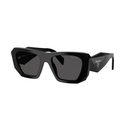 Occhiali da sole Prada PR B18S 16K08Z Black Grey squadrati -laterale