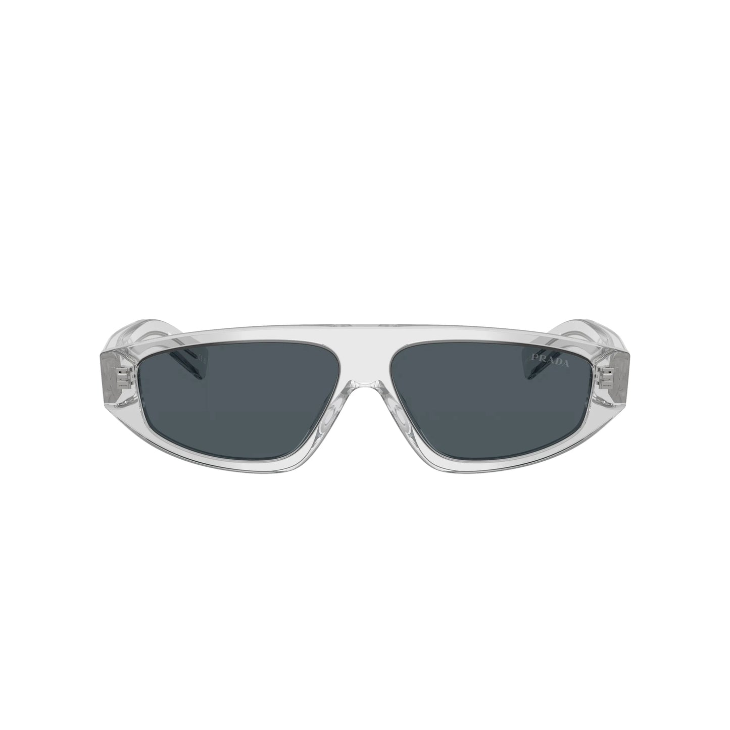 Occhiali da sole Prada PR C02S 17P70B Grigio Crystal Grey avvolgenti