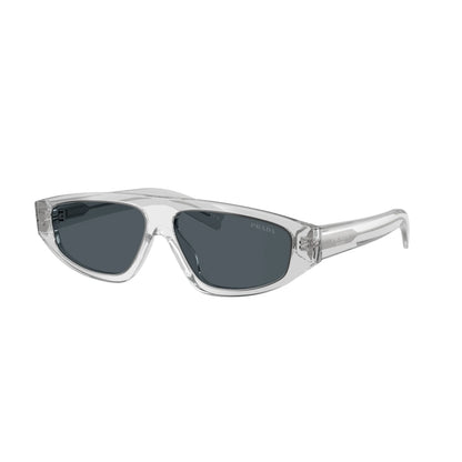 Occhiali da sole Prada PR C02S 17P70B Grigio Crystal Grey avvolgenti -laterale