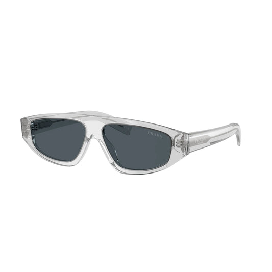 Occhiali da sole Prada PR C02S 17P70B Grigio Crystal Grey avvolgenti -laterale