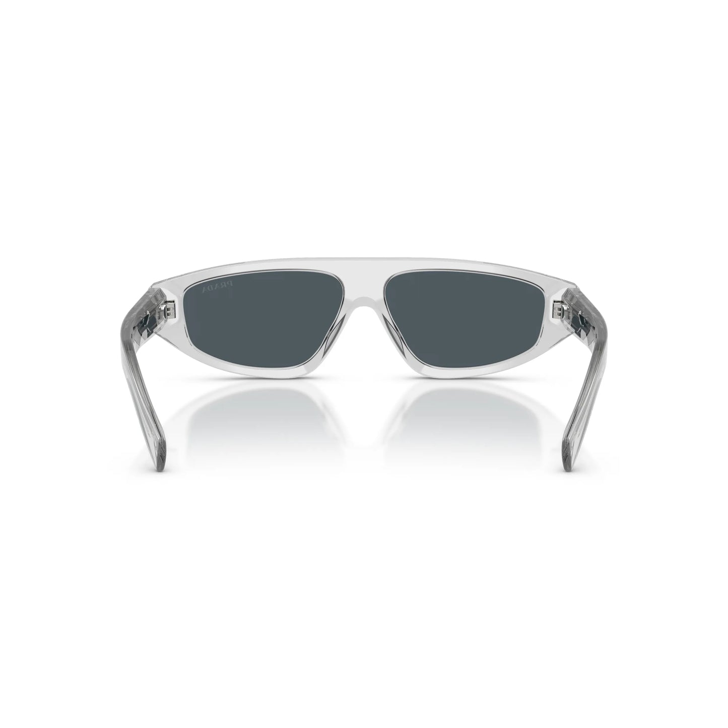 Occhiali da sole Prada PR C02S 17P70B Grigio Crystal Grey avvolgenti -dettagli1