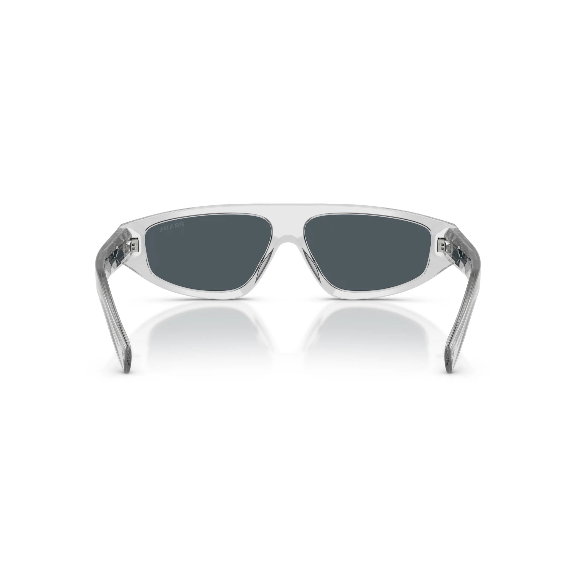 Occhiali da sole Prada PR C02S 17P70B Grigio Crystal Grey avvolgenti -dettagli1