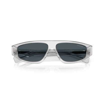 Occhiali da sole Prada PR C02S 17P70B Grigio Crystal Grey avvolgenti -dettagli2