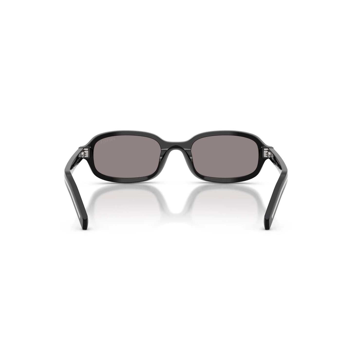 Occhiali da sole Prada PR D06S 16K03D Black Grey ovali -dettagli1