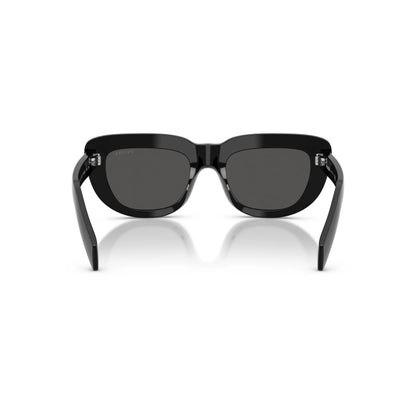 Occhiali da sole Prada PR D07S 16K08Z Black Grey rettangolari -dettagli1