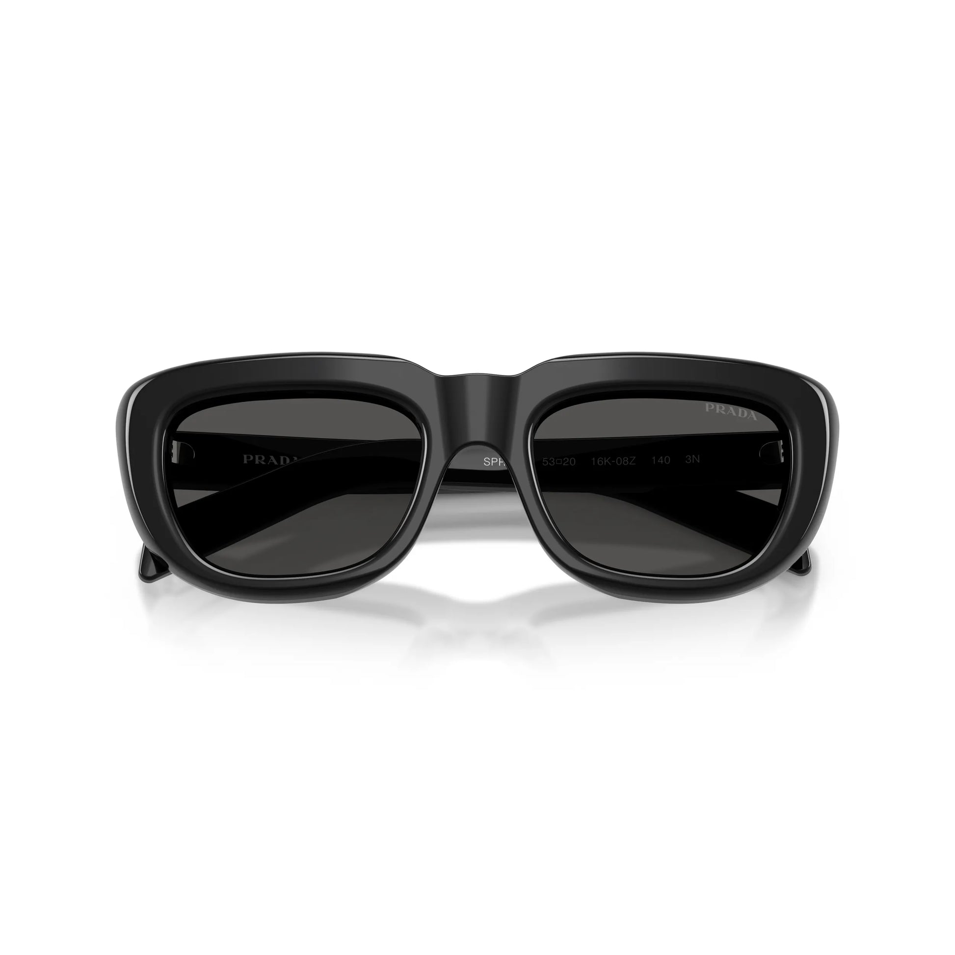 Occhiali da sole Prada PR D07S 16K08Z Black Grey rettangolari -dettagli2