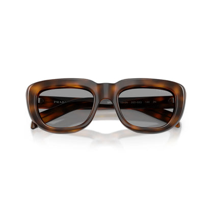 Occhiali da sole Prada PR D07S 20D07S Juniper Tartarugato Grey rettangolari -dettagli2