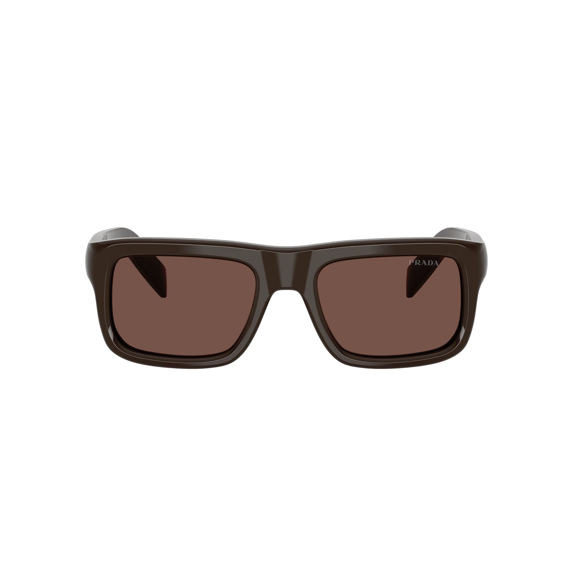 Occhiali da sole Prada PR D11S 27I90W Cigar Chocolate Black rettangolari