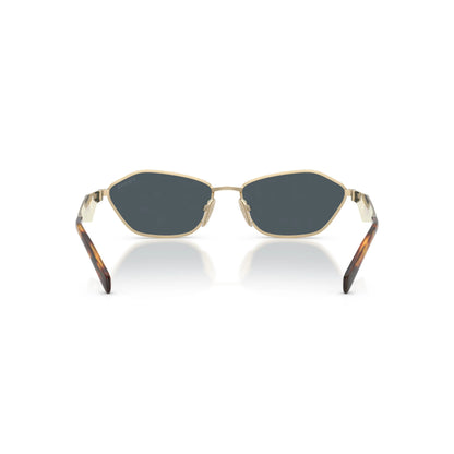 Occhiali da sole Prada PR D50S ZVN70B Oro Pallido Grey squadrati -dettagli1