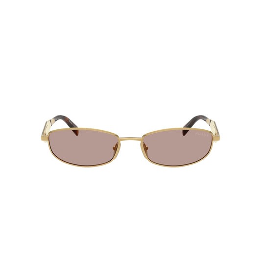 Occhiali da sole Prada PR D51S 5AK20I Oro ovale