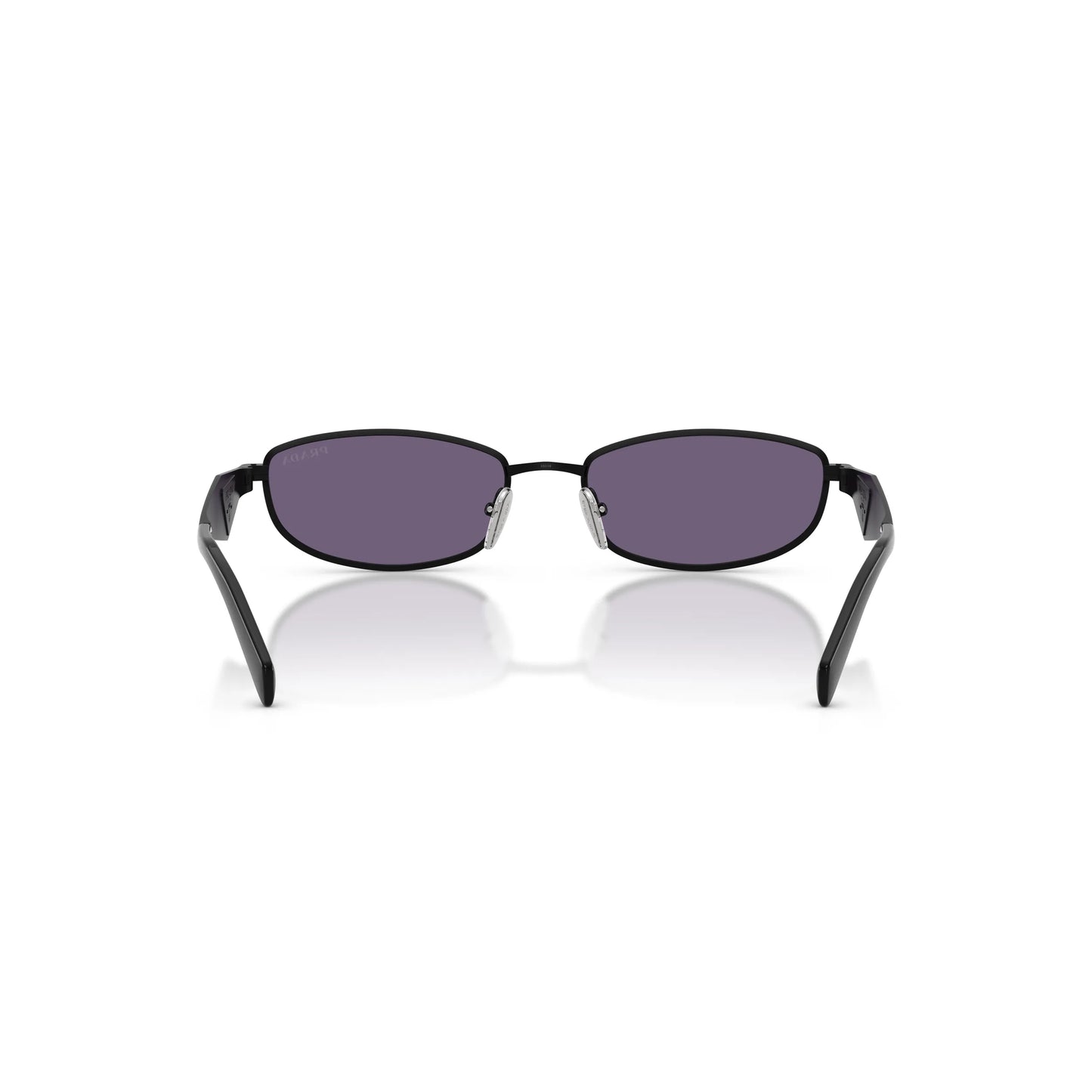 Occhiali da sole Prada PR D51S 7AB70W Nero Satinato Mora ovali -dettagli1