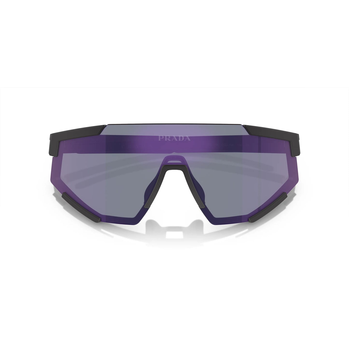 Occhiali da sole Prada Linea Rossa PS 04WS DG070A Black Rubber Blue Mirror -dettagli2
