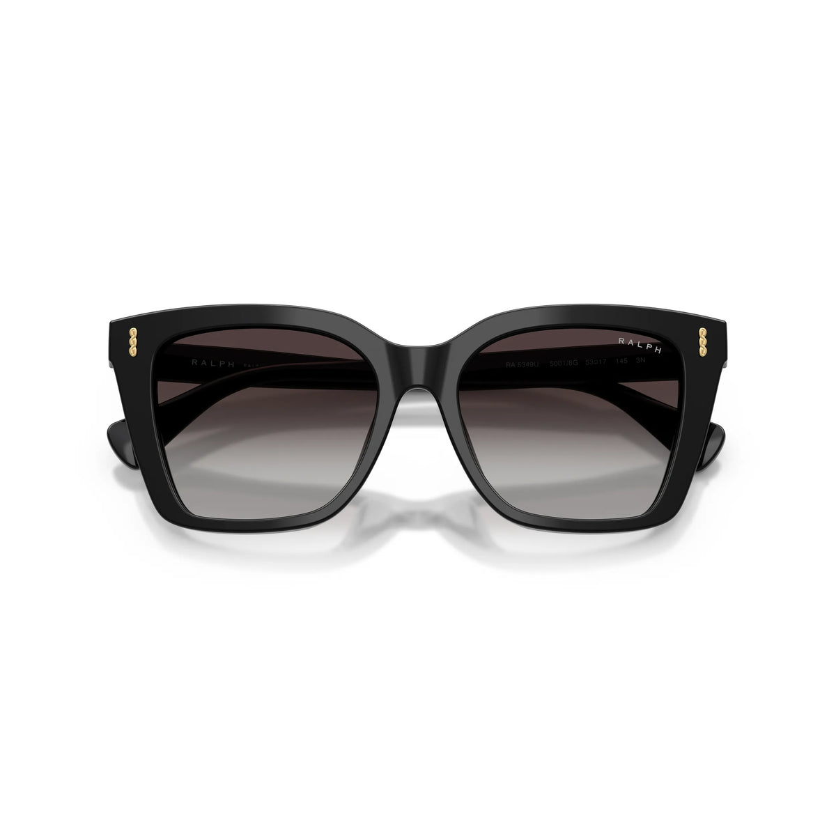 Ralph RA5349U 50018G Sonnenbrille glänzend schwarz rechteckig