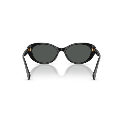 Sonnenbrille Ralph RA5350U 500187 Glänzend Schwarz oval