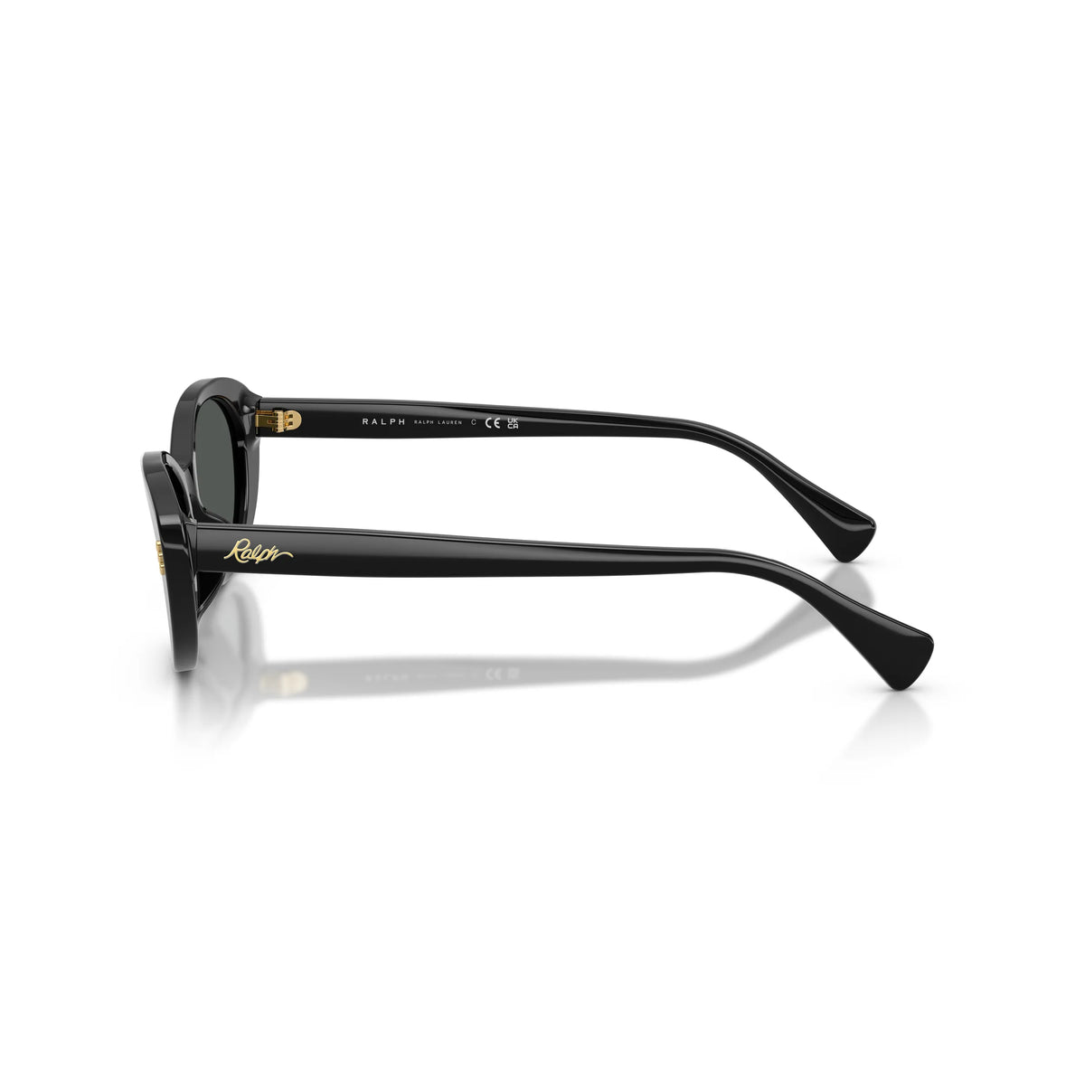 Sonnenbrille Ralph RA5350U 500187 Glänzend Schwarz oval