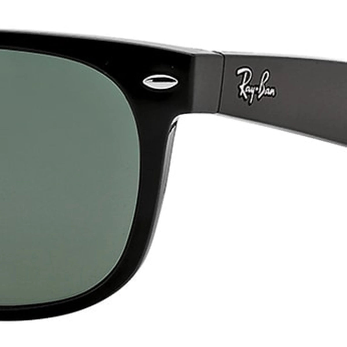 Occhiali da sole Ray-Ban New Wayfarer RB2132 901L Nero lucido rettangolare