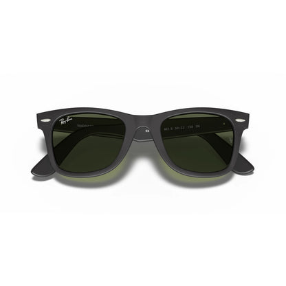 Occhiali da sole Ray-Ban Wayfarer RB2140F 901-S Matt Black rettangolari -dettagli2
