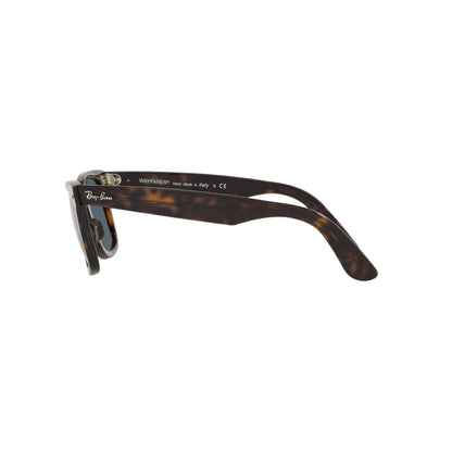 Occhiali da sole Ray-Ban Wayfarer RB2140 902/R5 Havana rettangolari -dettagli