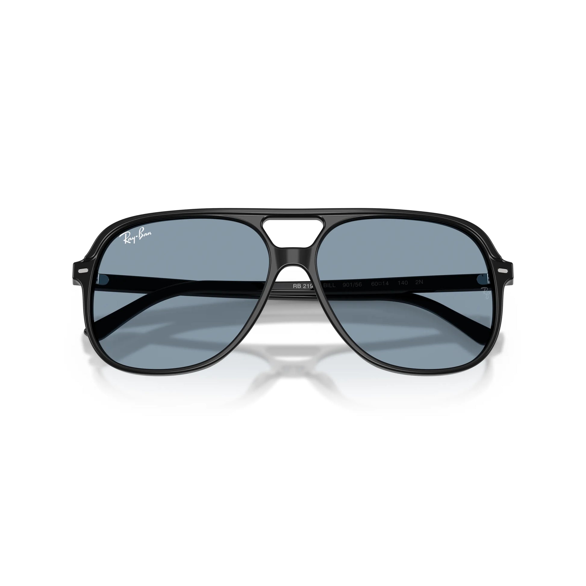 Occhiali da sole Ray-Ban Bill RB2198 901/56 Black Blue oversize -dettagli2
