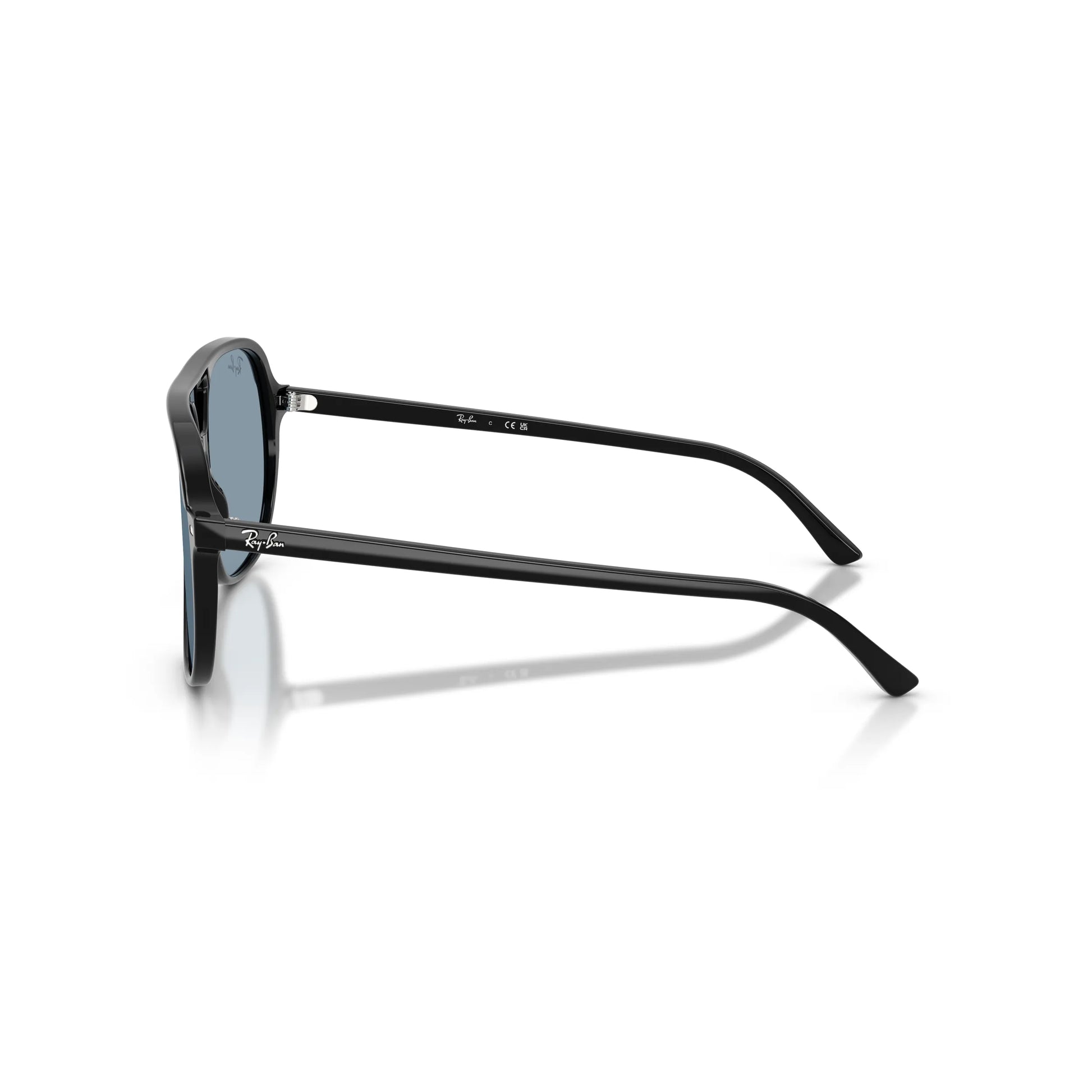 Occhiali da sole Ray-Ban Bill RB2198 901/56 Black Blue oversize -dettagli