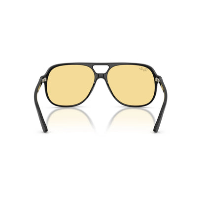 Occhiali da sole Ray-Ban Bill RB2198 901/R6 Black Yellow oversize -dettagli1