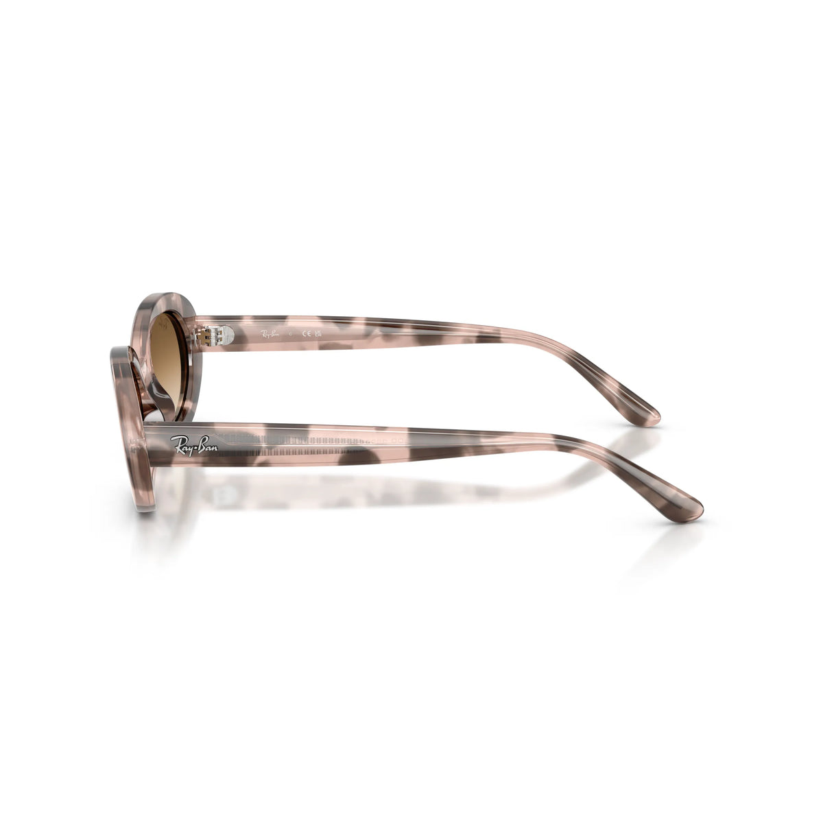 Occhiali da sole Ray-Ban RB2223 144951 Opal Pink Havana ovale