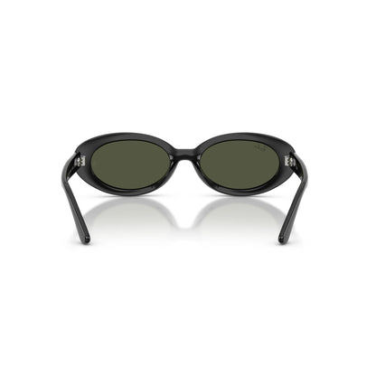 Occhiali da sole Ray-Ban RB2223 901/31 Black Green ovali -dettagli1