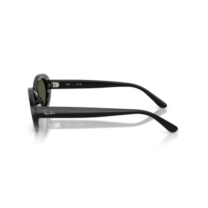 Occhiali da sole Ray-Ban RB2223 901/31 Black Green ovali -dettagli