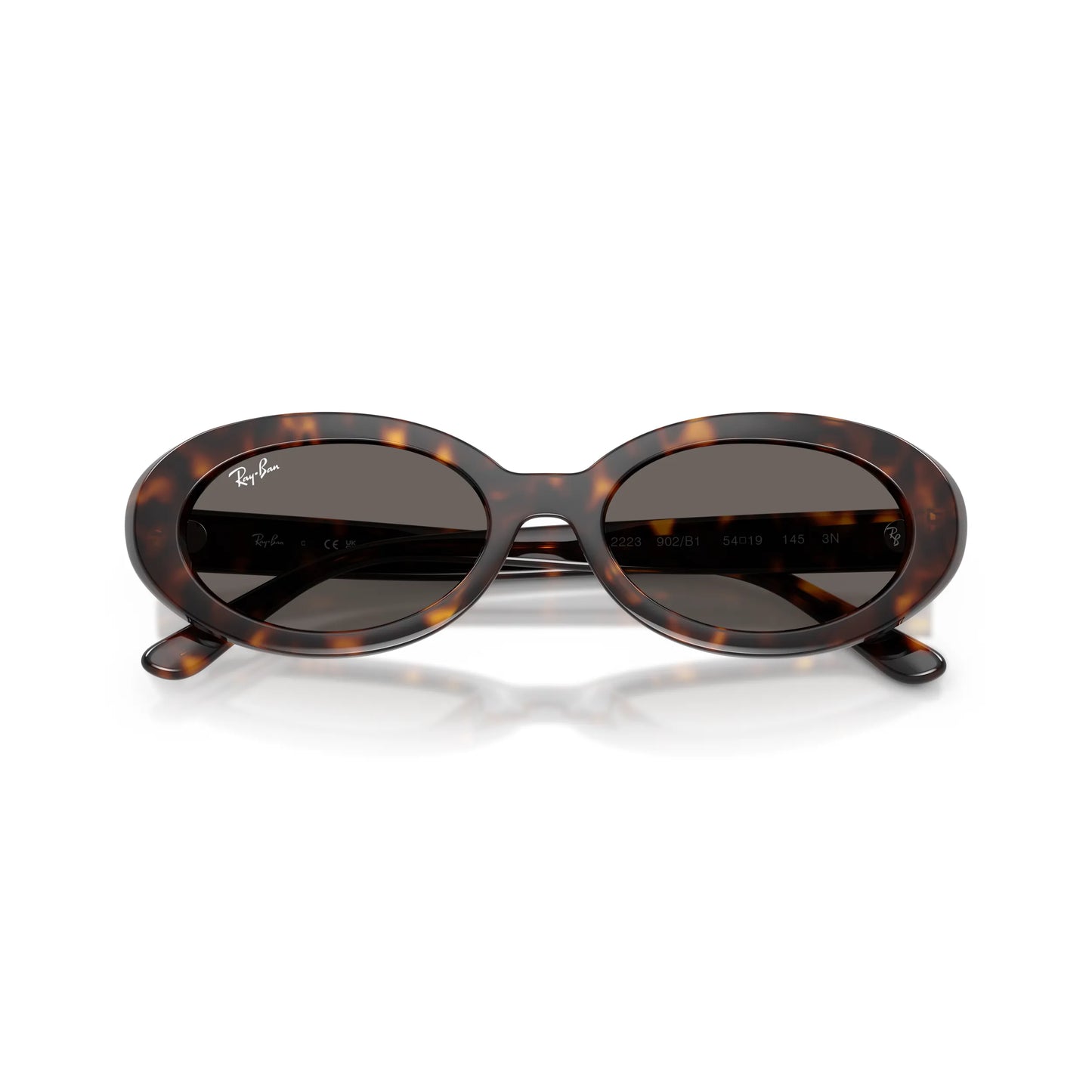Occhiali da sole Ray-Ban RB2223 902/B1 Havana Grey ovali -dettagli2