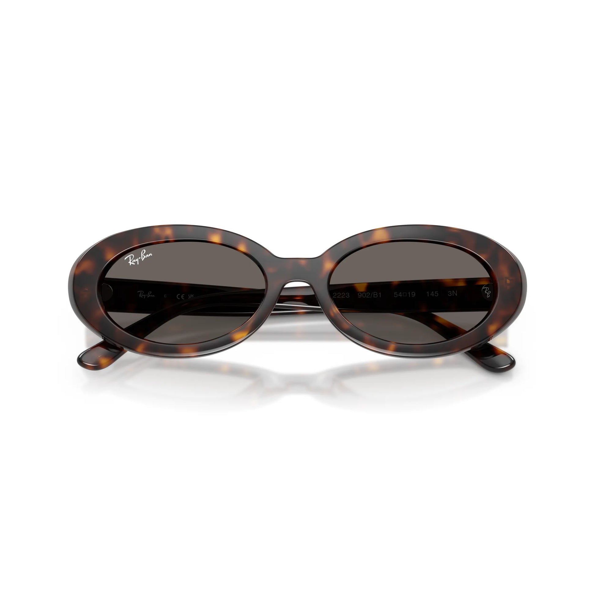 Occhiali da sole Ray-Ban RB2223 902/B1 Havana Grey ovali -dettagli2