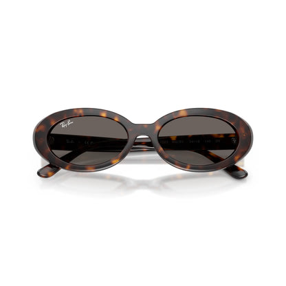 Occhiali da sole Ray-Ban RB2223 902/B1 Havana Grey ovali -dettagli2