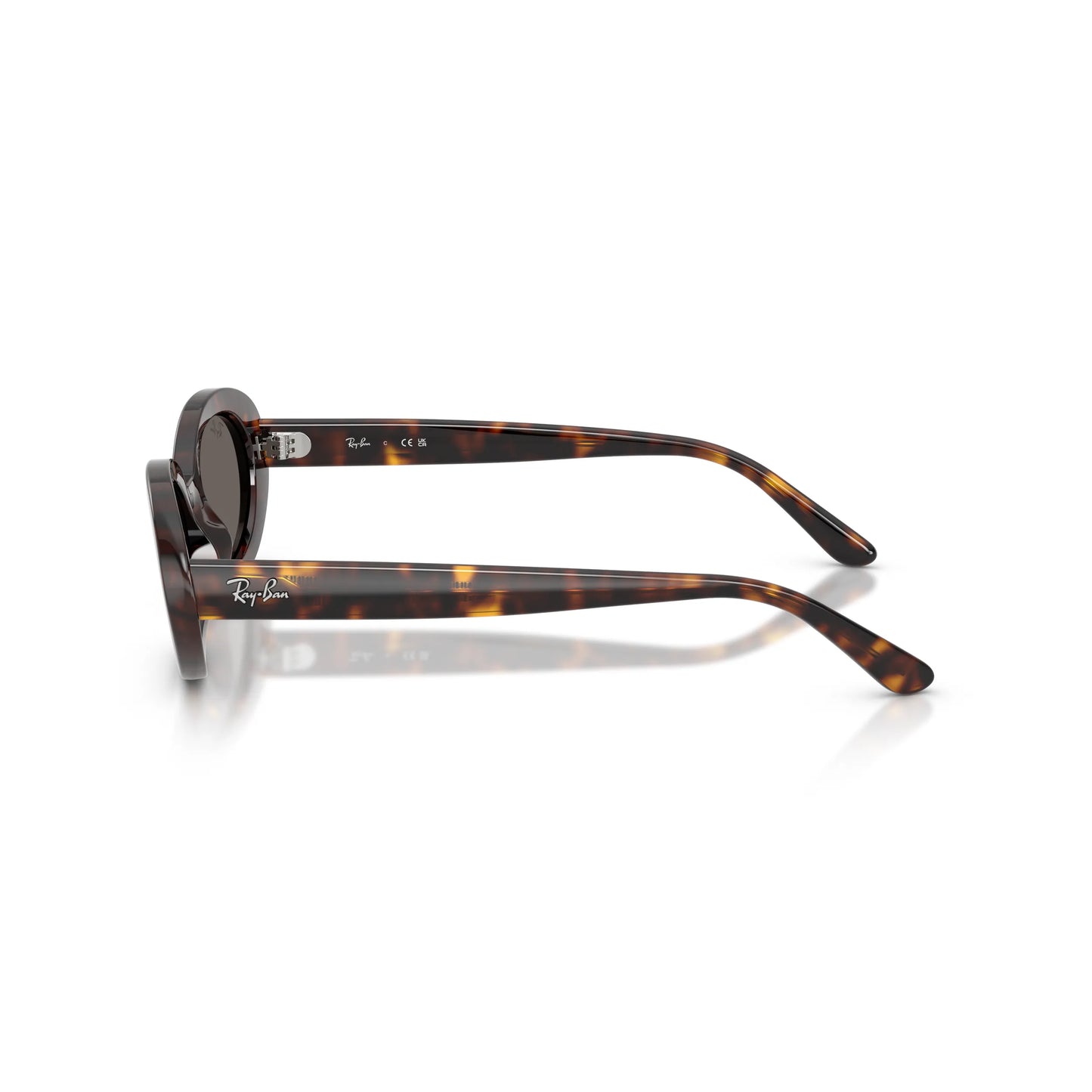 Occhiali da sole Ray-Ban RB2223 902/B1 Havana Grey ovali -dettagli