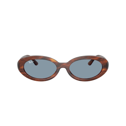 Occhiali da sole Ray-Ban RB2223 954/56 Striato Havana Blue ovali