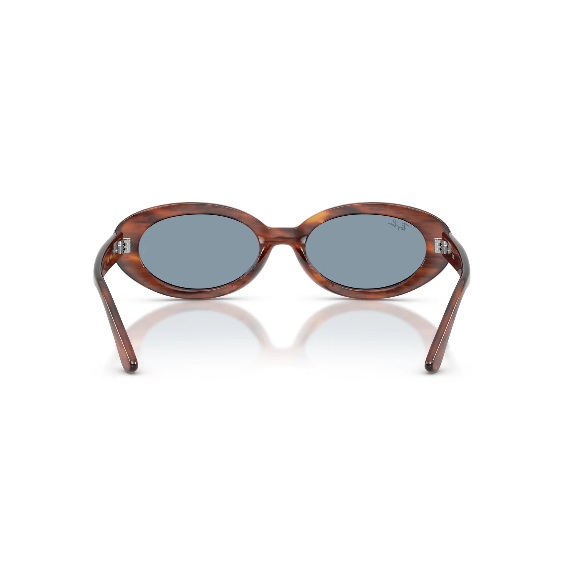 Occhiali da sole Ray-Ban RB2223 954/56 Striato Havana Blue ovali -dettagli1
