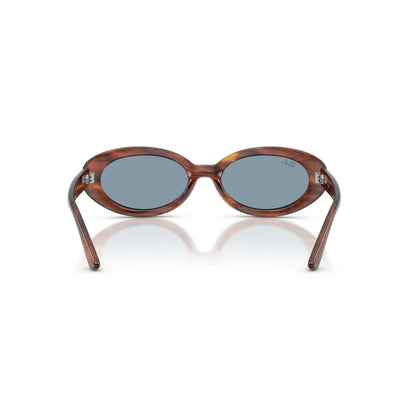 Occhiali da sole Ray-Ban RB2223 954/56 Striato Havana Blue ovali -dettagli1