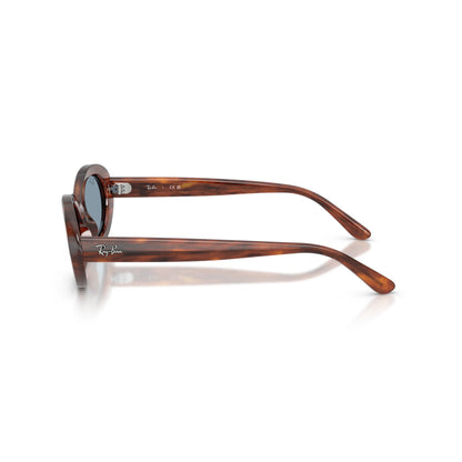 Occhiali da sole Ray-Ban RB2223 954/56 Striato Havana Blue ovali -dettagli