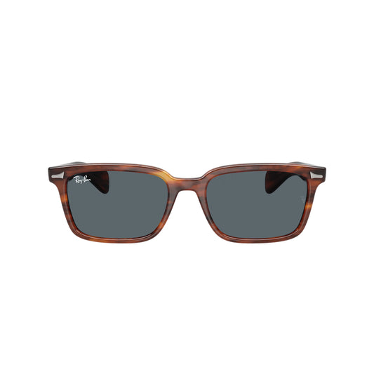 Lunettes de soleil Ray-Ban Brunel RB2234 954/R5 écaille rayé rectangulaires